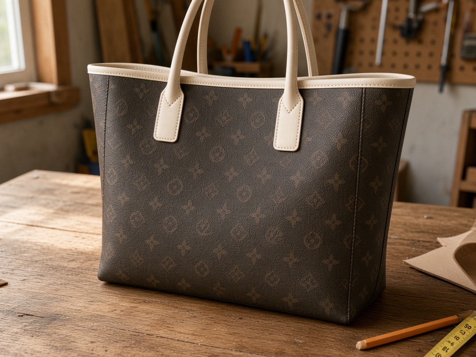 After: Túi tote — phục hồi quai da