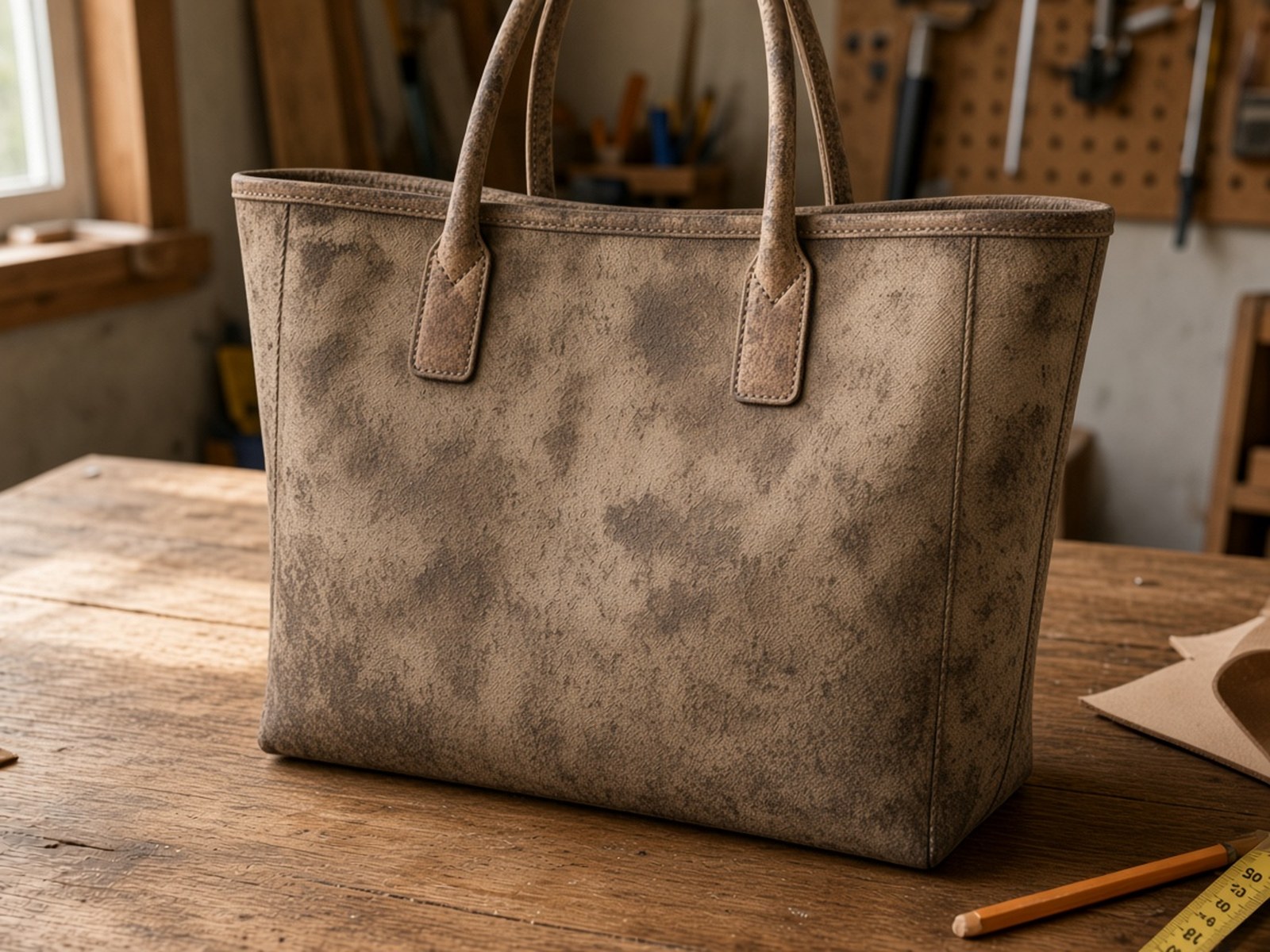 Before: Túi tote — phục hồi quai da
