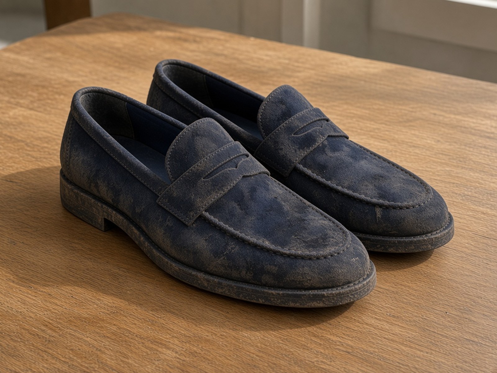 Before: Loafer da lộn — spa suede